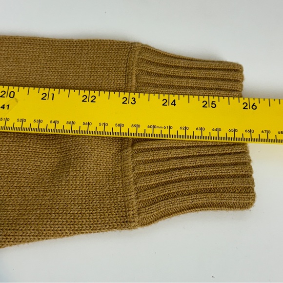 Eddie Bauer Tan Quarter Zip Pullover Sweater L - Picture 7 of 7